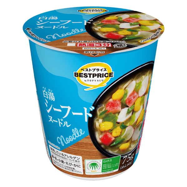◆TVBP 白湯シーフードヌードル 75g まとめ買い(×12)|4549414520514(tc)(426980)