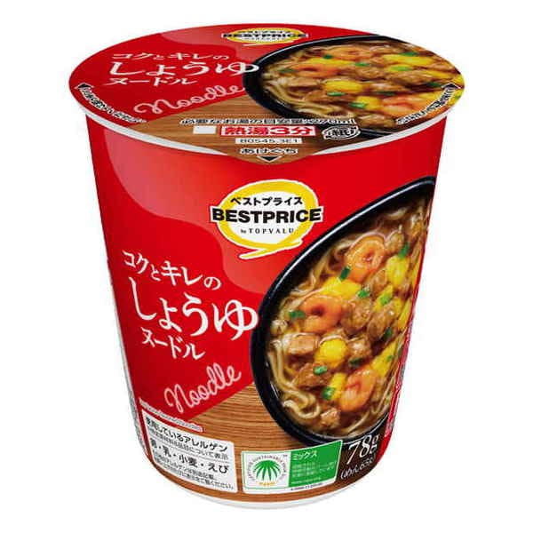 ◆TVBP コクとキレのしょうゆヌードル 78g まとめ買い(×12)|4549414520545(tc)(426980)