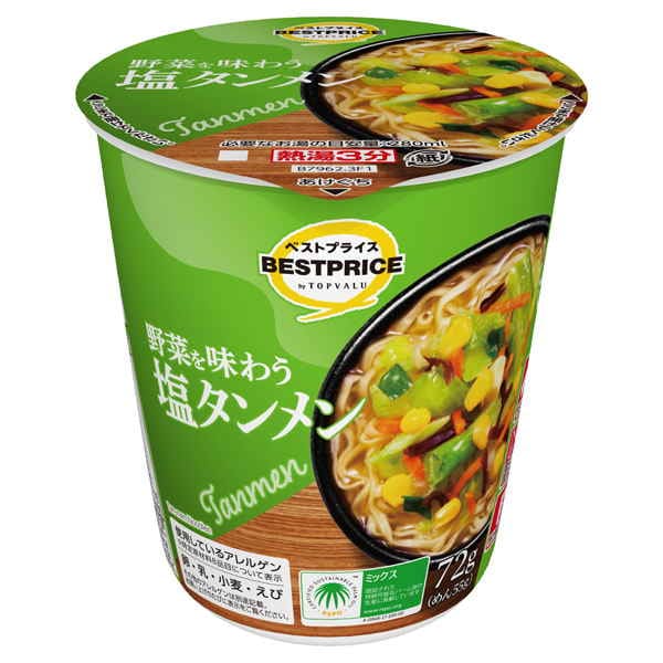 TVBP 野菜を味わう塩タンメン まとめ買い(×12)|4549414547962(tc)(426980)