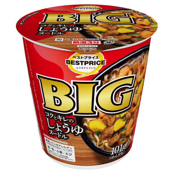 TVBP しょうゆヌードルビッグ 101g まとめ買い(×12)|4549414572612(tc)(426980)