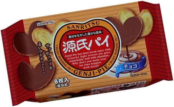【限定クーポン対象商品】◆三立製菓 源氏パイチョコ 8枚入 まとめ買い(×12)|4901830164435(tc)(415138)