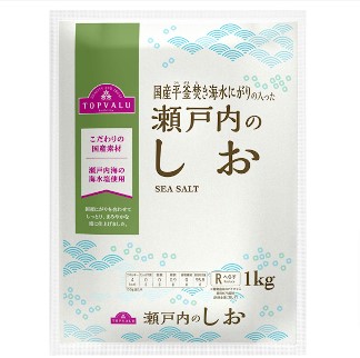TV 平釜焚き 瀬戸内のしお 1kg まとめ買い(×10)|4549414609899(tc)(426980)