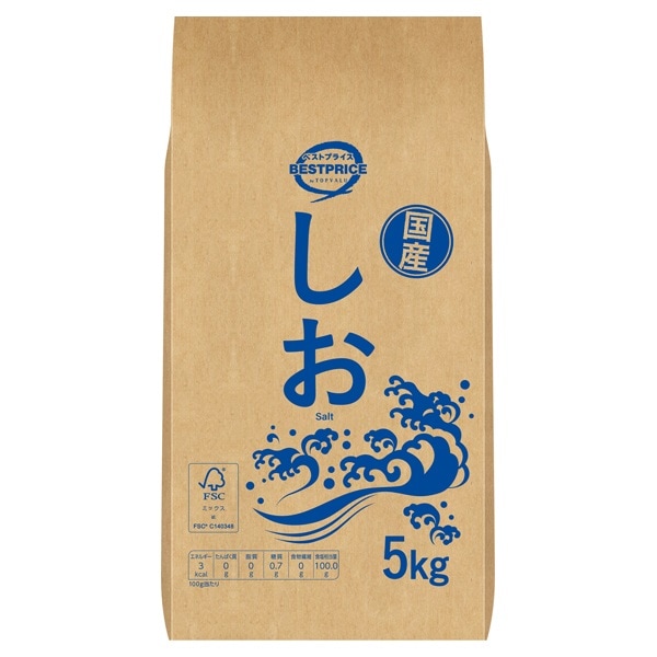 TVBP しお 5kg まとめ買い(×4)|4902121482184(tc)(426980)
