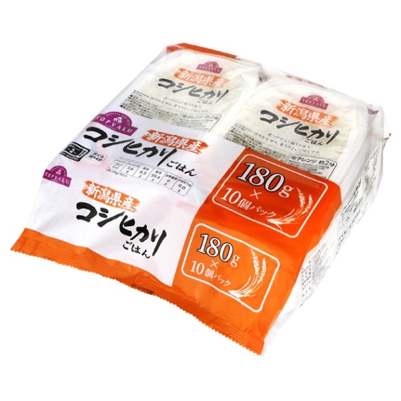 TV ごはん 新潟コシヒカリ10個パック 180g×10個 まとめ買い(×4)|4549414209310(tc)(426980)