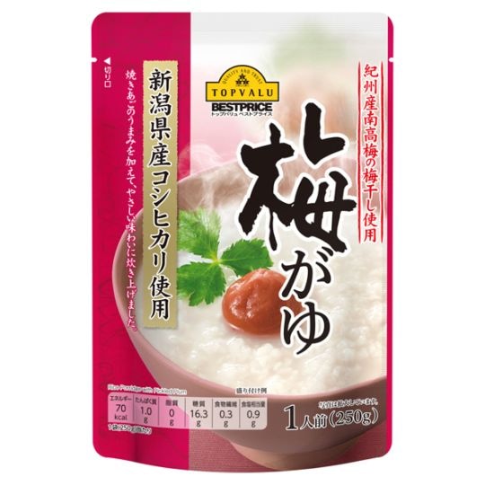 ◆TVBP 梅がゆ 250g まとめ買い(×12)|4549414227611(tc)(426980)
