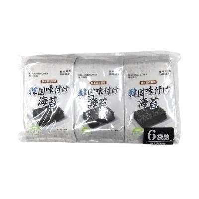 日新通商 韓国味付け海苔 6P まとめ買い(×12)|4580404230242(tc