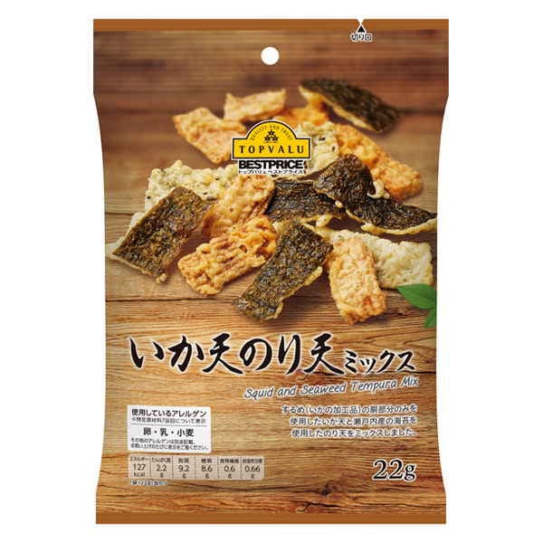【限定クーポン対象商品】TVBP いか天のり天 22g まとめ買い(×5)|4549414354737(tc)(426980)