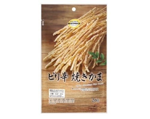【限定クーポン対象商品】◆TVBP ぴり辛焼きかま 26g まとめ買い(×10)|4549741331593(tc)(426980)