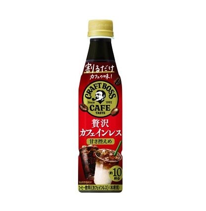 サントリー ボス カフェベースデカフェ甘さ 340ml まとめ買い(×24)|4901777348356(tc)(011907)