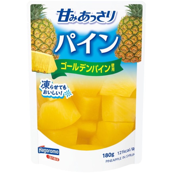 はごろも 甘みあっさり パイン(パウチ) 180g まとめ買い(×6)|4902560160599(tc)(012956)