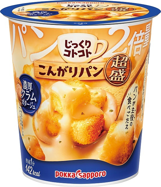ポッカサッポロ こんがりパン超盛濃厚クラム 33.1g まとめ買い(×6)|4902471103081(tc)(012956)