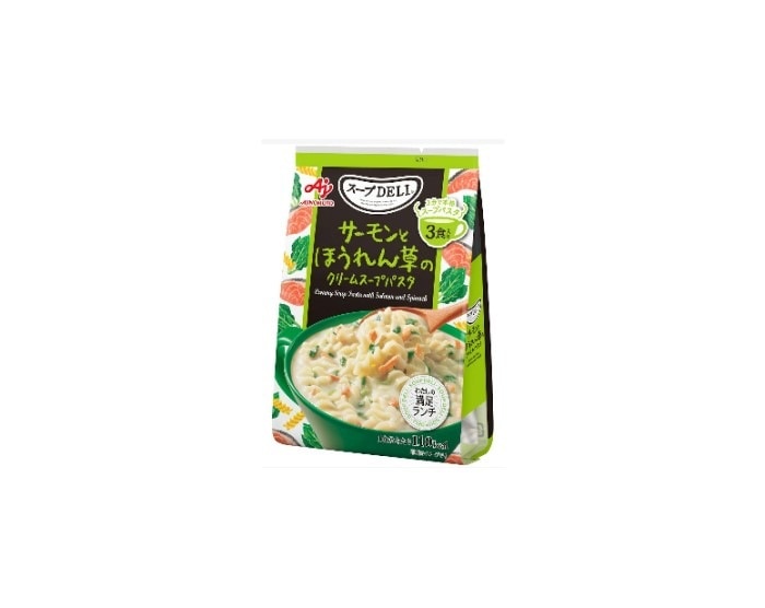 味の素 スープDELIサーモンとほうれん草 3食 まとめ買い(×10)|4901001737710(tc)(011020)