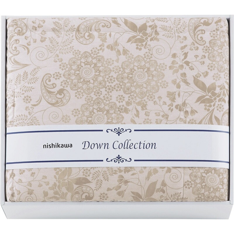 西川 洗えるダウンケット ベージュ YE02025200（送料別）