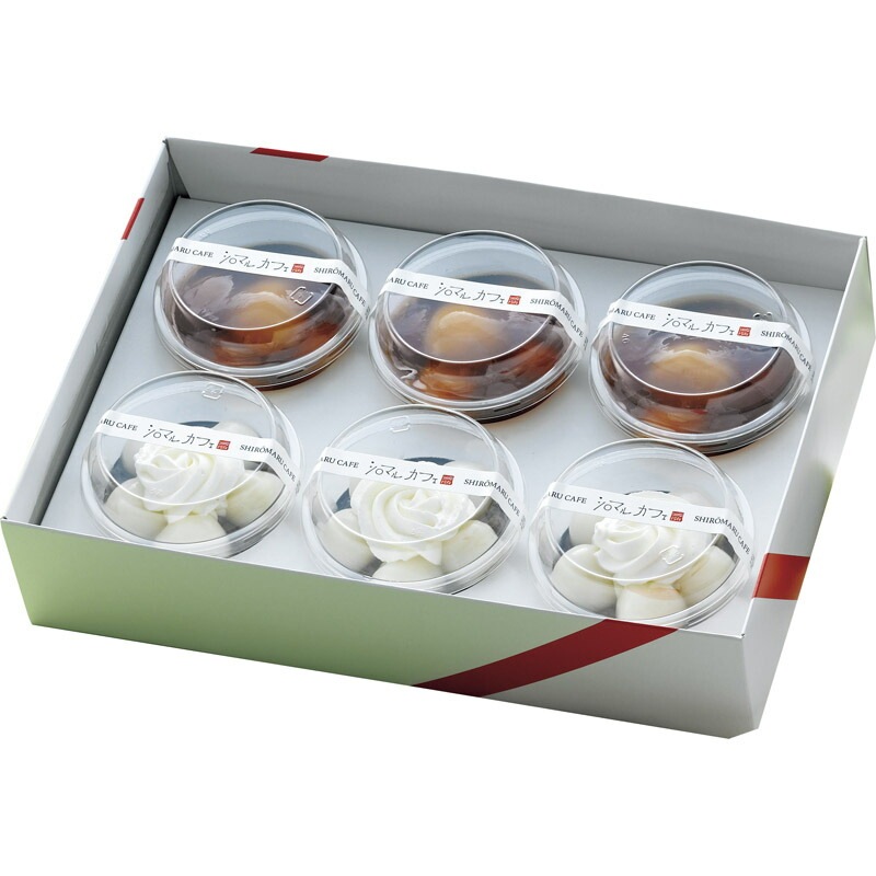 北海道シロマルカフェ 白玉スイーツ6個セット SMC33N