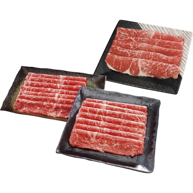 神戸ビーフ&近江牛&松阪牛セット L-F-105-1