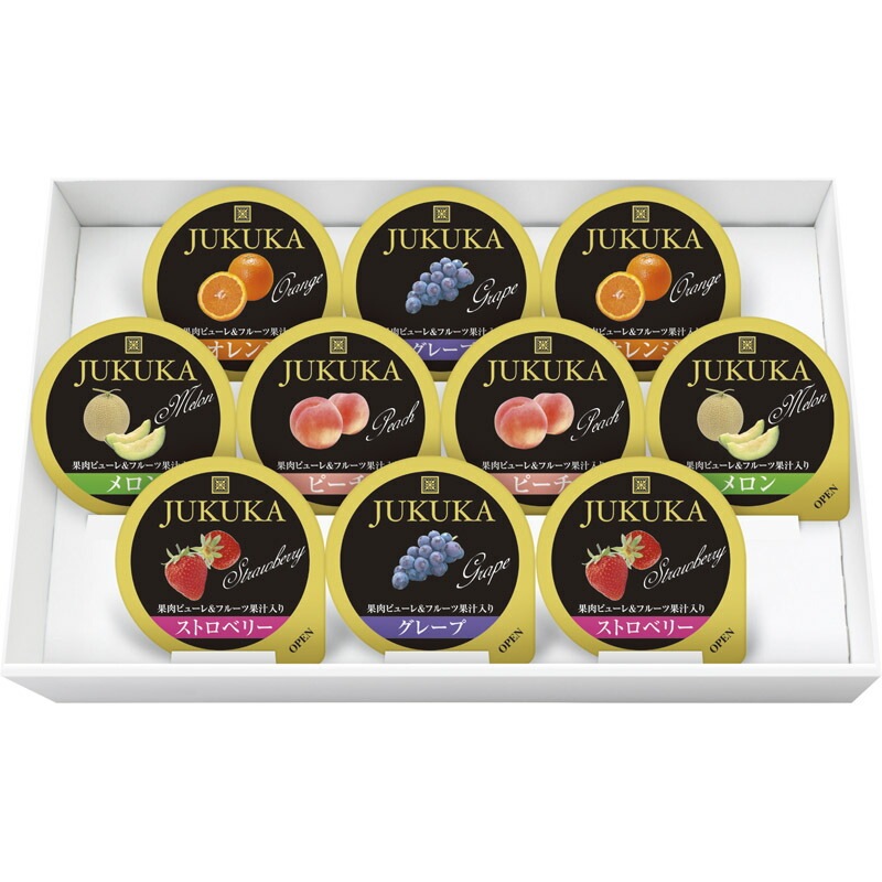 10個熟果ゼリーギフト JKR-10(送料別)