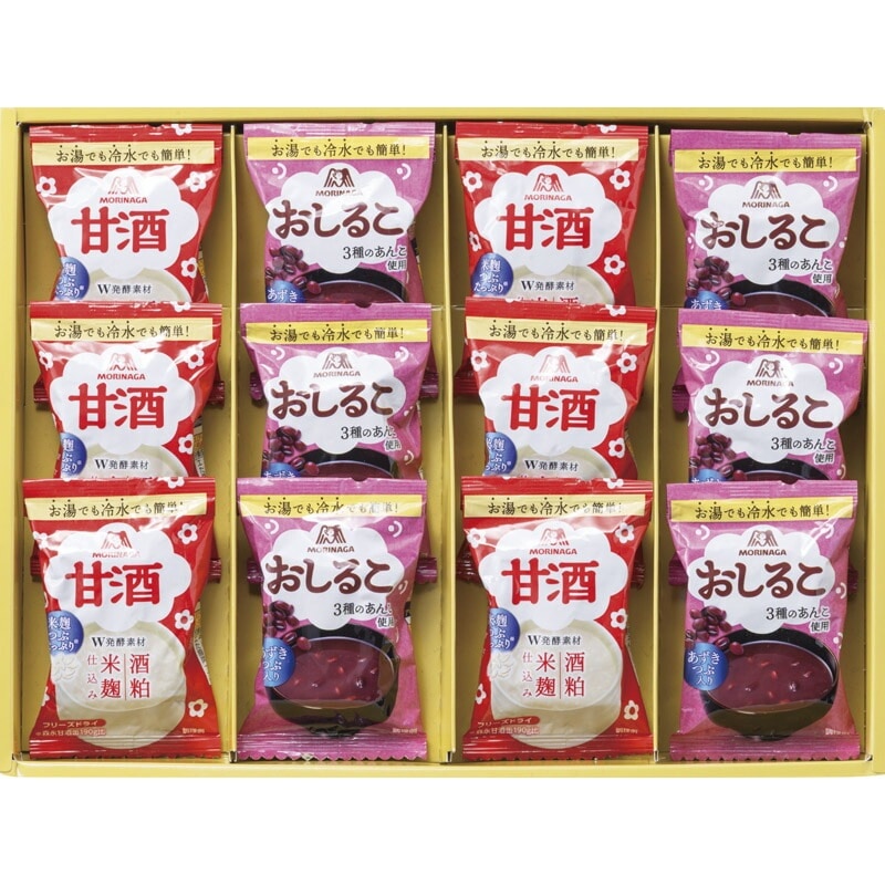 森永 フリーズドライ 甘酒・おしるこセット MAO-D(送料別)