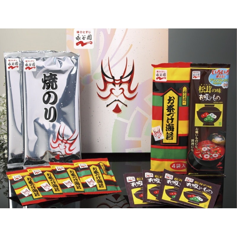 永谷園 お茶づけ海苔・焼のり・お吸いものセット N1000(送料別)