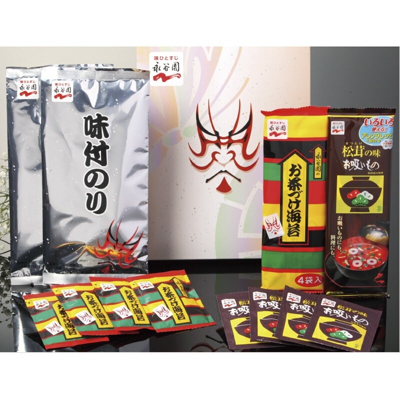 永谷園 お茶づけ海苔・味つけのり・お吸いものセット N1001(送料別)