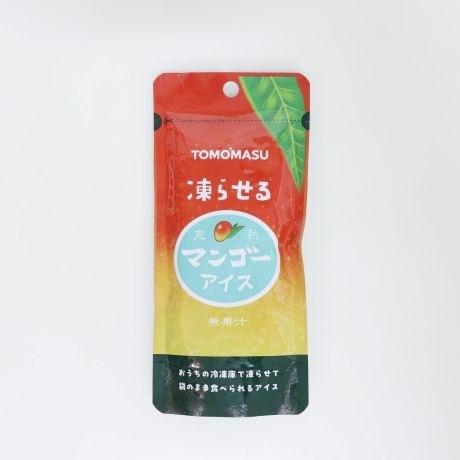 ◆友桝飲料 凍らせる 完熟マンゴーアイス 80g まとめ買い(×12)(送料別)