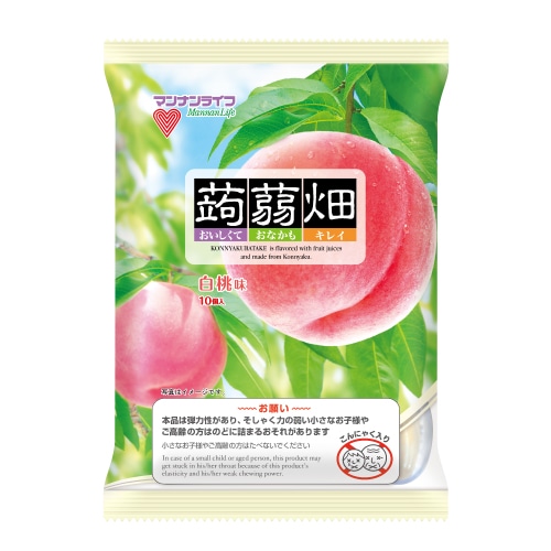 マンナンライフ 蒟蒻畑白桃味 25g×10個入 まとめ買い(×12)|4902738270044(tc)(082742)