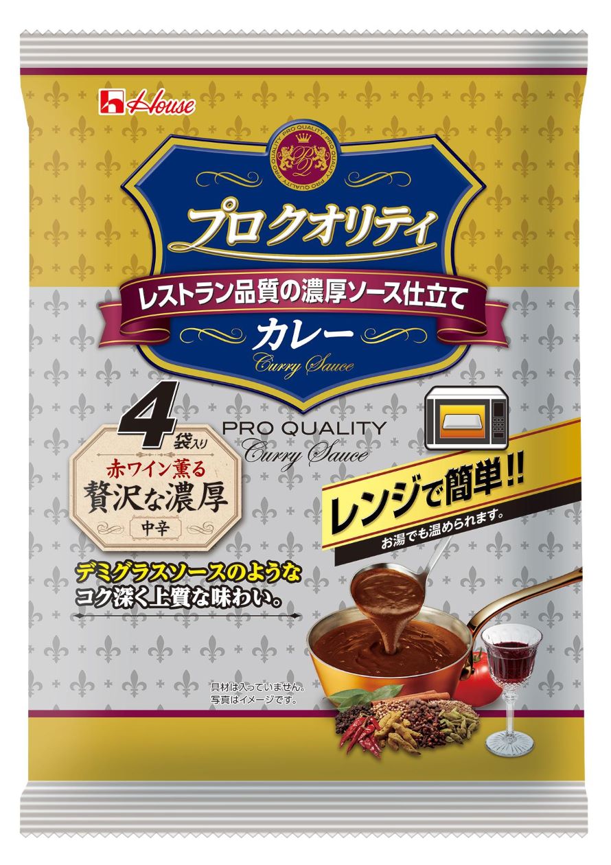 ハウス プロクオリティ カレー 贅沢な濃厚 540g まとめ買い(×6)|4902402921562(tc)(011020)