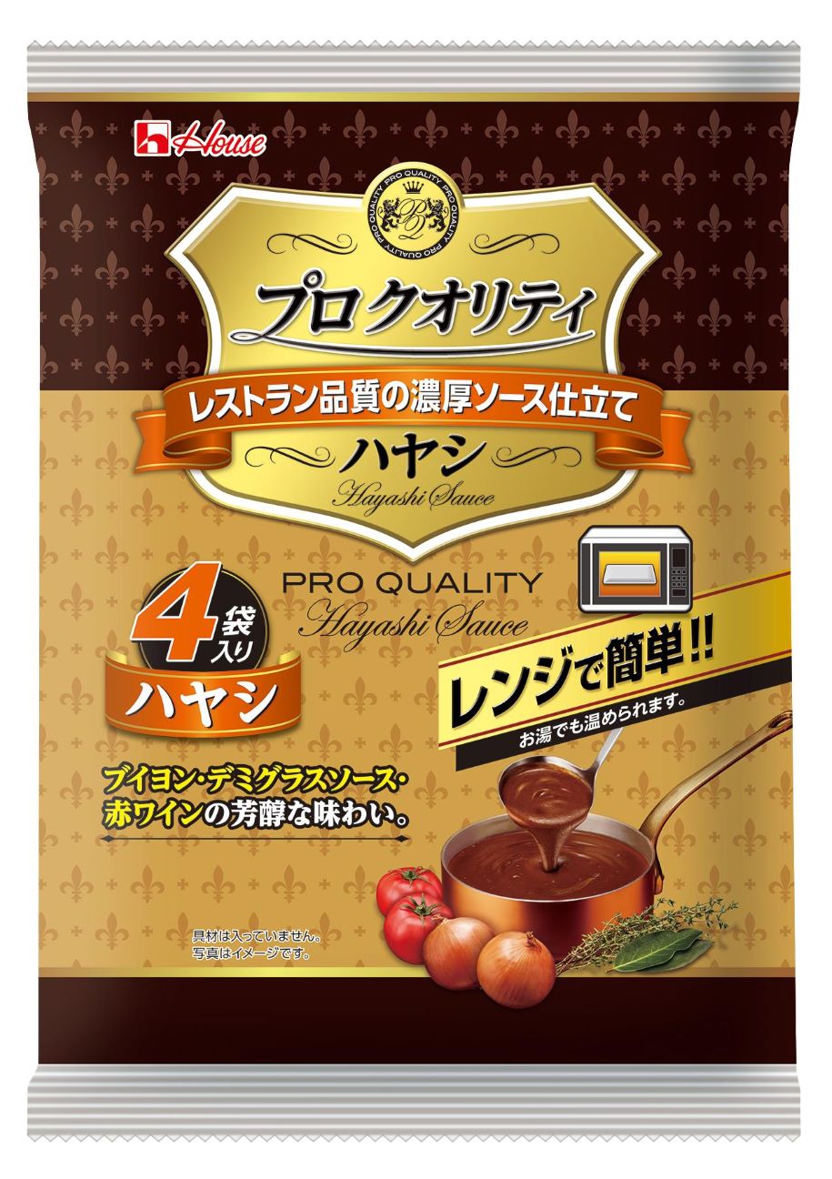 ハウス プロクオリティ ハヤシ 4袋入り 540g まとめ買い(×6)|4902402921609(tc)(011020)