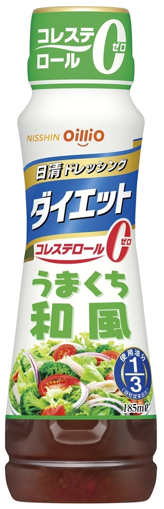日清オイリオ ダイエットドレ うまくち和風 185ml まとめ買い(×12)|4902380194361(tc)(012956)