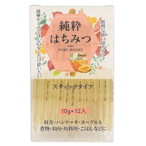 三洋通商 純粋はちみつ(スティックタイプ) 12本 まとめ買い(×5)|4570180810851(tc)(011020)