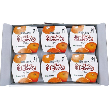 【ネット決済】えひめ中央農協 愛媛の果実　紅まどんなカップゼリー詰合せ