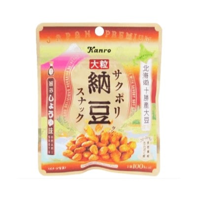 カンロ サクポリ納豆スナック旨みしょうゆ味 21g まとめ買い(×10)|4901351083710(tc)(415138)