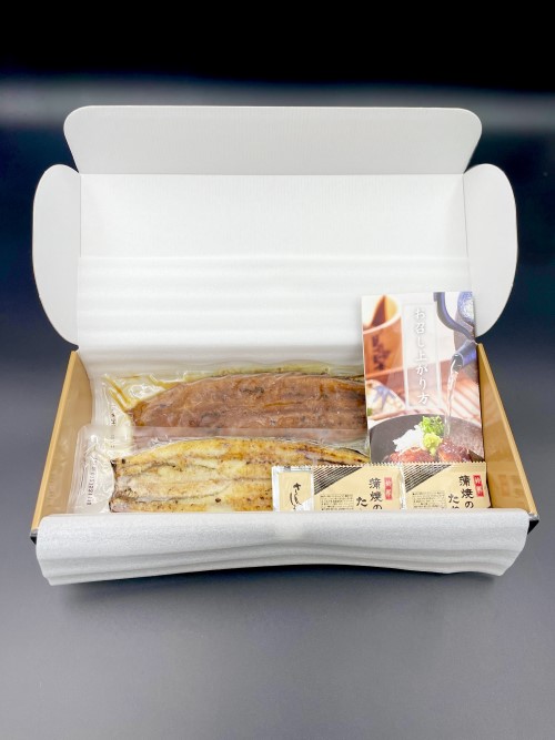 【産地取り寄せ商品】【土用】鹿児島無頭蒲焼き白焼き2尾セット (株)薩摩川内鰻（送料別）