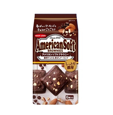 イトウ製菓 アメリカンソフトブラウニー 6個入 まとめ買い(×6)|4901050136823(tc)(049840)