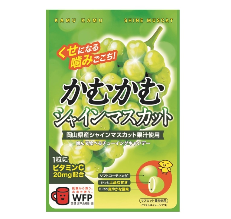 三菱食品 かむかむ かむかむシャインマスカット 30g まとめ買い(×10)|4901625422122(tc)(049840)