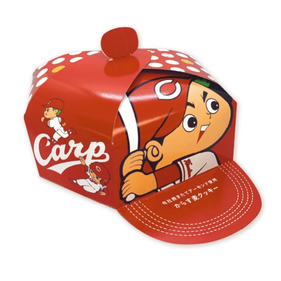 【産地取り寄せ商品】からす麦クッキー カープ帽子 (バッケンモーツアルト)(送料別)