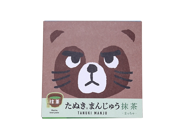 【産地取り寄せ商品】(２箱売り)たぬきまんじゅう抹茶 ９個入×２箱（たぬき本舗）（送料別）