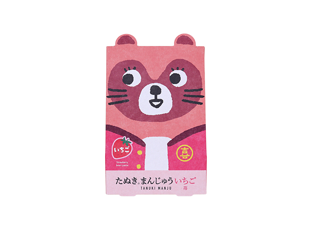 【産地取り寄せ商品】(3箱売り)たぬきまんじゅういちご ６個入×3箱（たぬき本舗）（送料別）