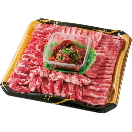 【当日支払】輸入牛肉焼肉盛合せ(欒)