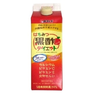 タマノイ酢 はちみつ黒酢ダイエット 濃縮機能性 500ml まとめ買い(×6)|4902087156648(tc)(011020)