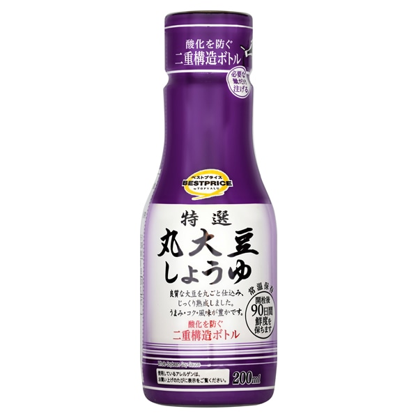 BP 特選丸大豆しょうゆ 200ml まとめ買い(×12)|4549741764377(tc)(426980)