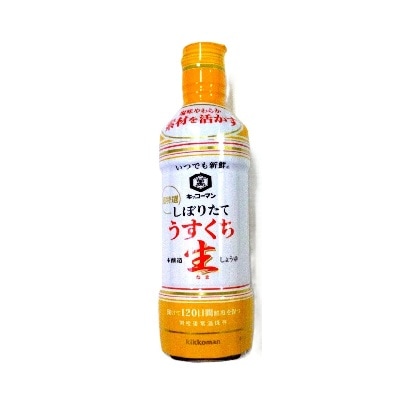 ◆キッコーマン いつでも新鮮しぼりたてうすくち生醤油 450ml まとめ買い(×12)|4901515122569(tc)(005881)