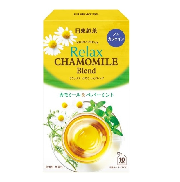 【限定クーポン対象商品】日東紅茶 アロマハウス リラックスカモミールTB 10P まとめ買い(×6)|4902831501830(tc)(012956)