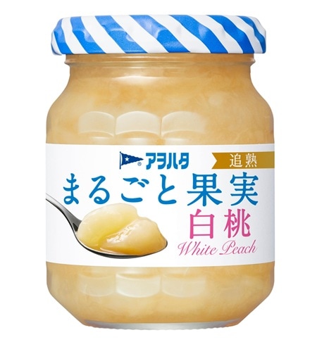 アヲハタ まるごと果実 白桃 125g まとめ買い(×12)|0000045989711(tc)(011020)