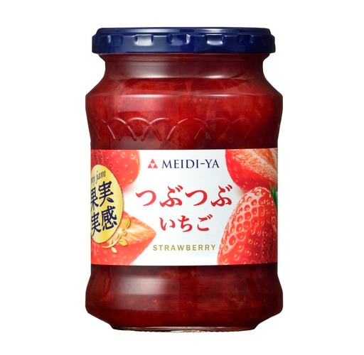 明治屋 果実実感 つぶつぶいちごジャム 320g まとめ買い(×12)|4902701926039(tc)(012956)