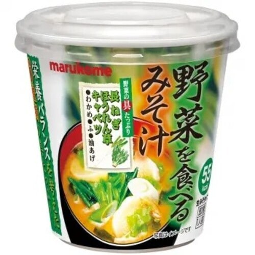 マルコメ カップ野菜を食べるみそ汁 1食 まとめ買い(×6)|4902713114097(tc)(011020)