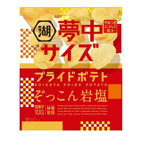 湖池屋 夢中サイズプライドポテトぞっこん岩塩 102g まとめ買い(×12)|4514410179431(tc)(415138)