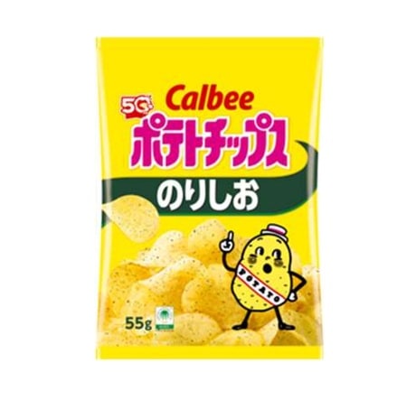 ◆カルビー ポテトチップスのりしお 55g まとめ買い(×16)|4901330513764(tc)(049840)