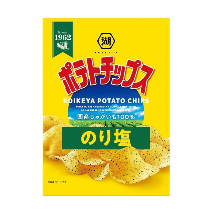 湖池屋 ポテトチップスのり塩 55g まとめ買い(×12)|4901335118964(tc)(415138)