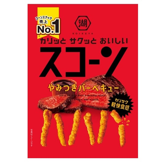 湖池屋 スコーンやみつきバーベキュー 73g まとめ買い(×12)|4901335510232(tc)(415138)