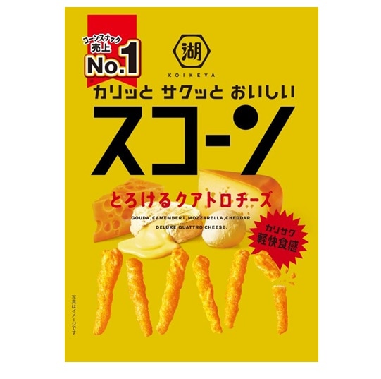 湖池屋 スコーンとろけるクアトロチーズ 73g まとめ買い(×12)|4901335510249(tc)(415138)